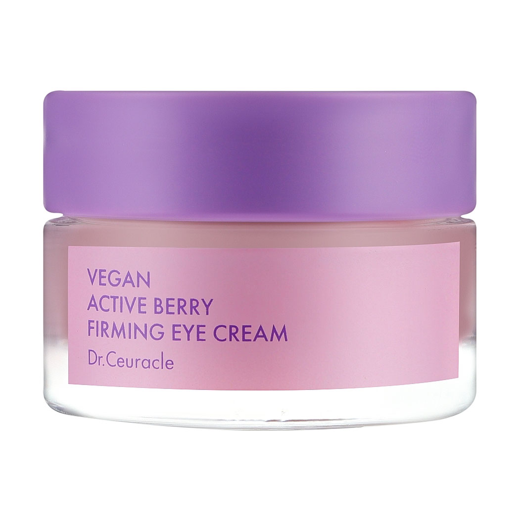 Зміцнювальний крем для шкіри навколо очей Dr.Ceuracle Vegan Active Berry Firming Eye Cream з ресвератролом та екстрактом журавлини, 32 г