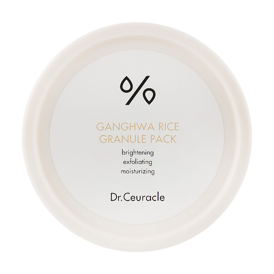 Зволожувальна маска для обличчя Dr.Ceuracle Ganghwa Rice Granule Pack з екстрактом рису, 115 г